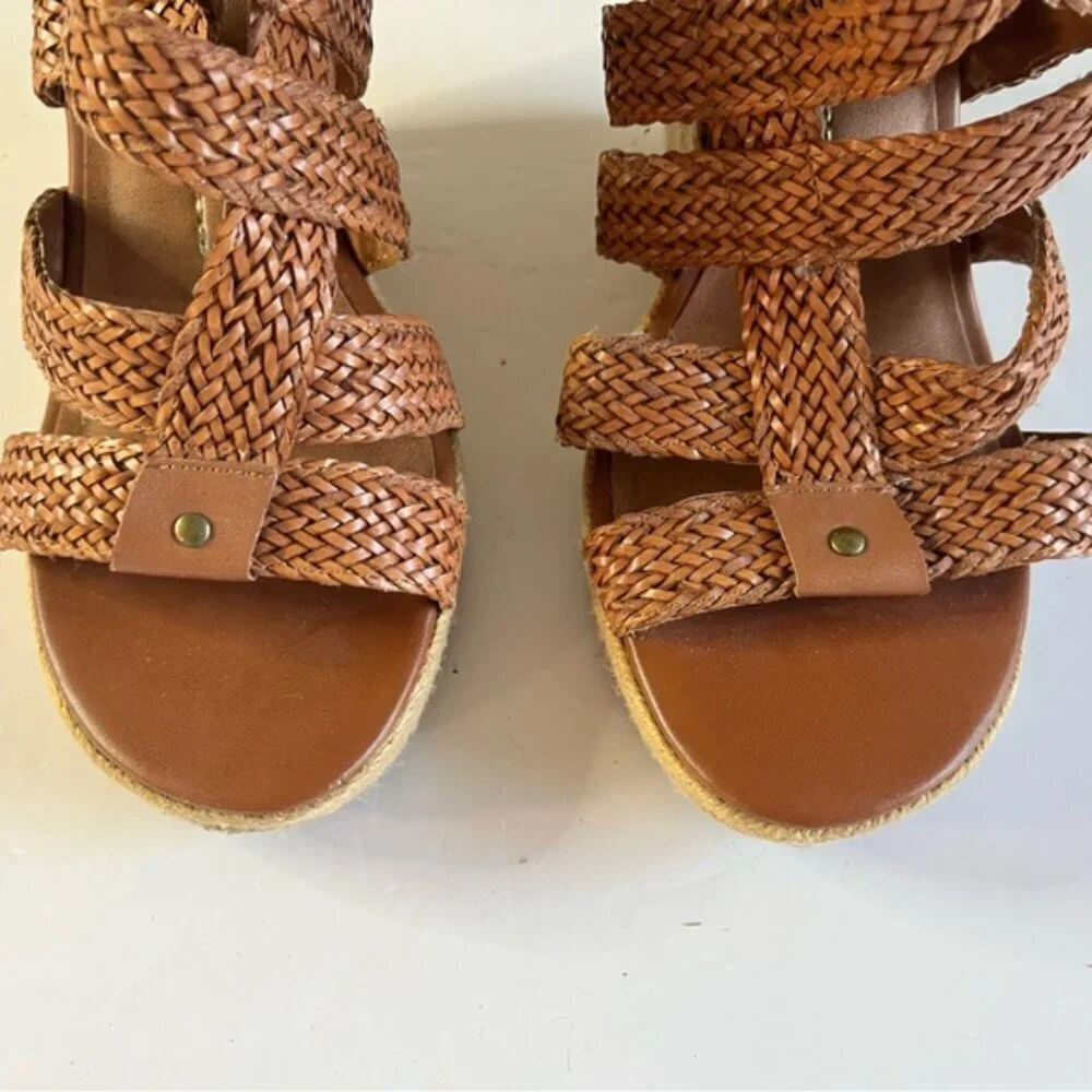 DV by Dolce Vita Women’s Braided Wedge Espadrille Sandals | Size 9.5